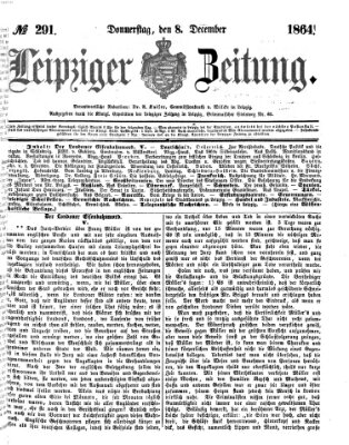 Leipziger Zeitung Donnerstag 8. Dezember 1864