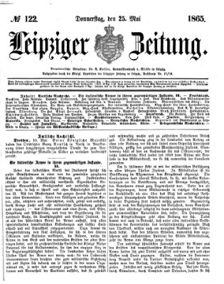 Leipziger Zeitung Donnerstag 25. Mai 1865