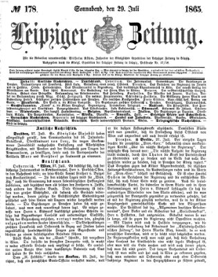 Leipziger Zeitung Samstag 29. Juli 1865