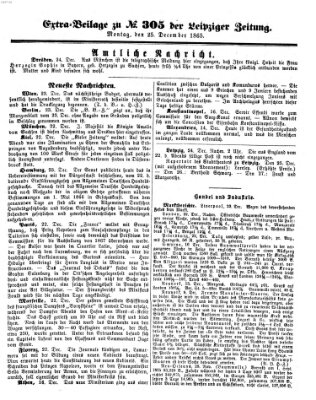 Leipziger Zeitung Montag 25. Dezember 1865