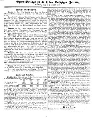 Leipziger Zeitung Montag 1. Januar 1866