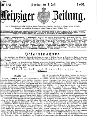 Leipziger Zeitung Dienstag 3. Juli 1866