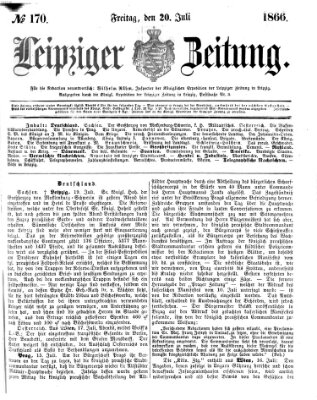 Leipziger Zeitung Freitag 20. Juli 1866