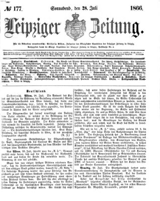 Leipziger Zeitung Samstag 28. Juli 1866