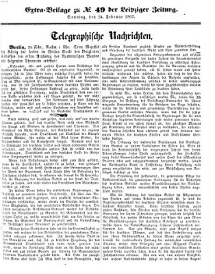 Leipziger Zeitung Sonntag 24. Februar 1867