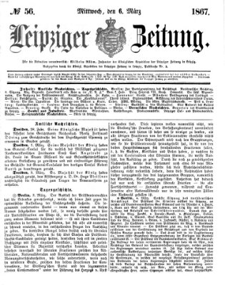 Leipziger Zeitung Mittwoch 6. März 1867