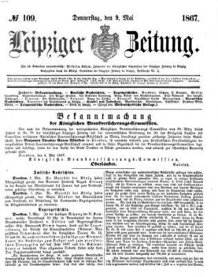 Leipziger Zeitung Donnerstag 9. Mai 1867