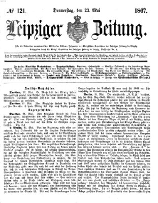 Leipziger Zeitung Donnerstag 23. Mai 1867