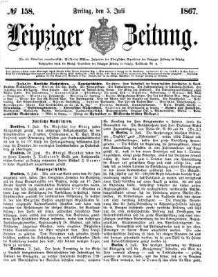 Leipziger Zeitung Freitag 5. Juli 1867