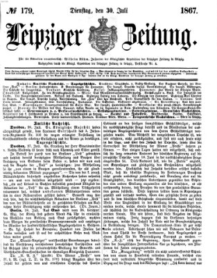 Leipziger Zeitung Dienstag 30. Juli 1867