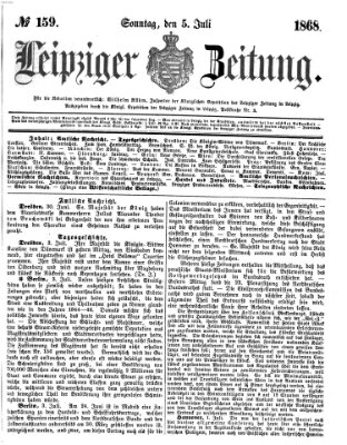 Leipziger Zeitung Sonntag 5. Juli 1868