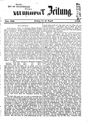 Neustadter Zeitung Dienstag 30. August 1853