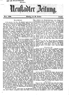 Neustadter Zeitung Samstag 22. Oktober 1853