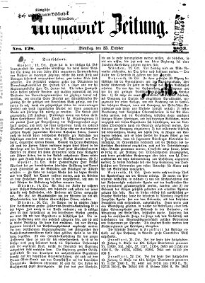 Neustadter Zeitung Dienstag 25. Oktober 1853