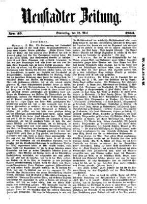 Neustadter Zeitung Donnerstag 18. Mai 1854