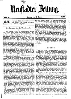 Neustadter Zeitung Samstag 13. Januar 1855