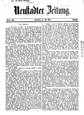 Neustadter Zeitung Samstag 19. Mai 1855