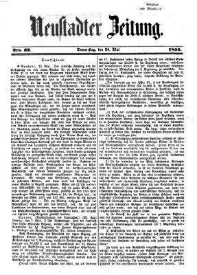 Neustadter Zeitung Donnerstag 24. Mai 1855