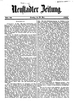 Neustadter Zeitung Dienstag 29. Mai 1855