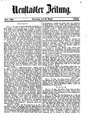 Neustadter Zeitung Donnerstag 23. August 1855