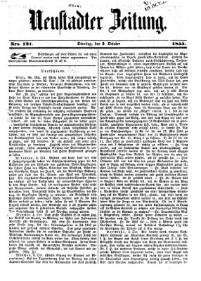 Neustadter Zeitung Dienstag 9. Oktober 1855
