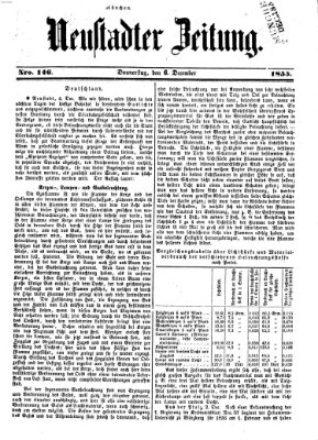 Neustadter Zeitung Donnerstag 6. Dezember 1855