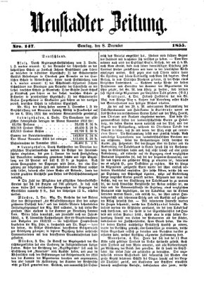 Neustadter Zeitung Samstag 8. Dezember 1855