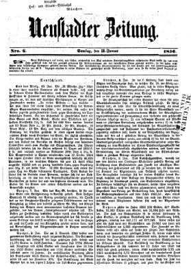 Neustadter Zeitung Samstag 12. Januar 1856