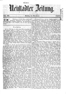 Neustadter Zeitung Samstag 26. Januar 1856