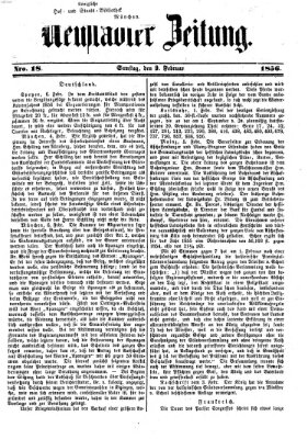 Neustadter Zeitung Samstag 9. Februar 1856