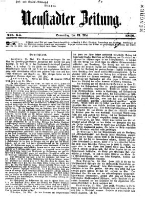 Neustadter Zeitung Donnerstag 29. Mai 1856