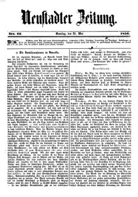 Neustadter Zeitung Samstag 31. Mai 1856