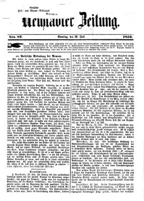 Neustadter Zeitung Samstag 19. Juli 1856