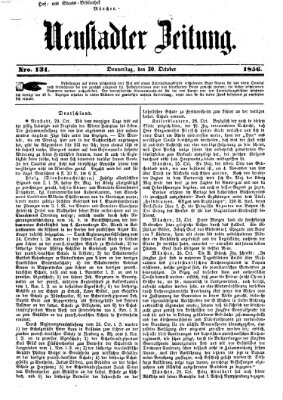 Neustadter Zeitung Donnerstag 30. Oktober 1856