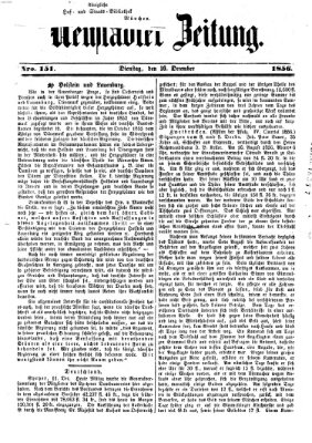 Neustadter Zeitung Dienstag 16. Dezember 1856