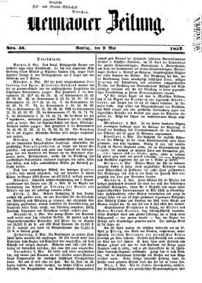 Neustadter Zeitung Samstag 9. Mai 1857