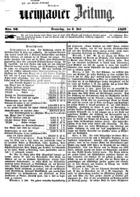 Neustadter Zeitung Donnerstag 9. Juli 1857