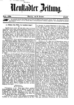 Neustadter Zeitung Dienstag 6. Oktober 1857