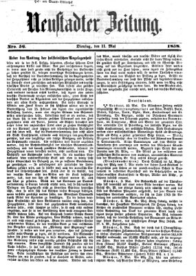 Neustadter Zeitung Dienstag 11. Mai 1858