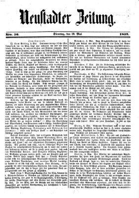 Neustadter Zeitung Dienstag 10. Mai 1859