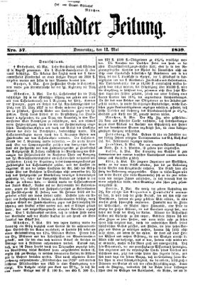 Neustadter Zeitung Donnerstag 12. Mai 1859