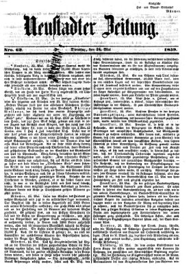 Neustadter Zeitung Dienstag 24. Mai 1859