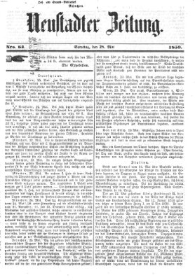 Neustadter Zeitung Samstag 28. Mai 1859