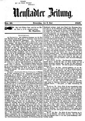 Neustadter Zeitung Donnerstag 2. Juni 1859