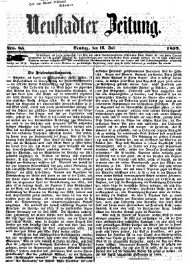 Neustadter Zeitung Samstag 16. Juli 1859