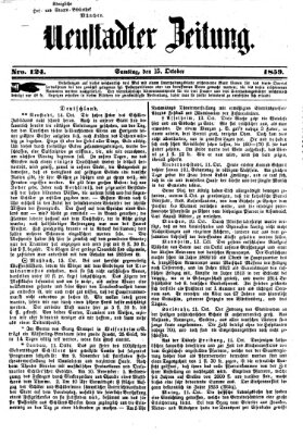 Neustadter Zeitung Samstag 15. Oktober 1859