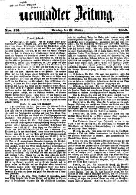 Neustadter Zeitung Samstag 29. Oktober 1859