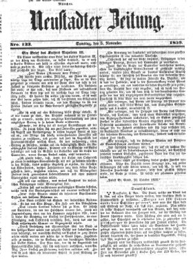 Neustadter Zeitung Samstag 5. November 1859