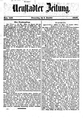 Neustadter Zeitung Donnerstag 8. Dezember 1859