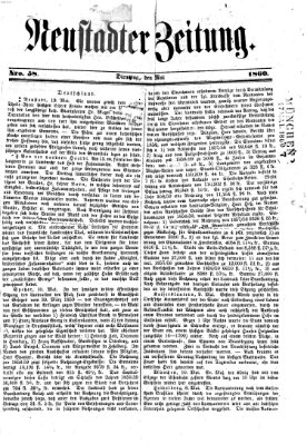 Neustadter Zeitung Dienstag 15. Mai 1860